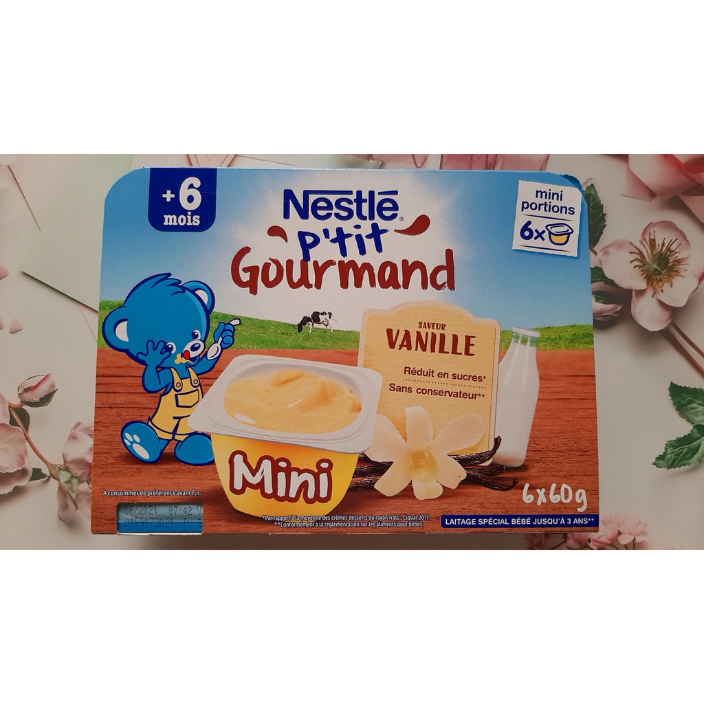 VÁNG SỮA NESTLE 6 THÁNG VỈ 6 HỘP VỊ VANI Date 2021