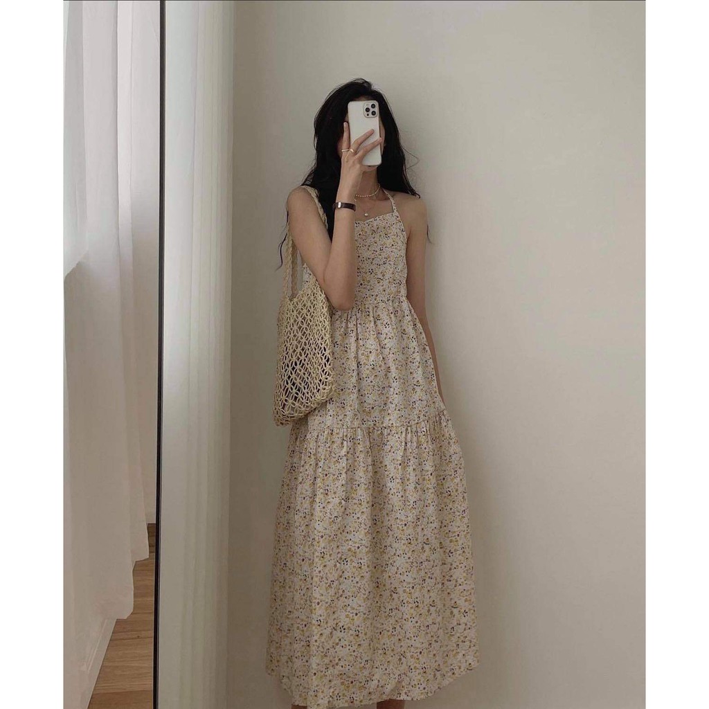 [Mã WAMT1505 giảm 10K đơn 0K] Váy 2 dây hoa nhí | BigBuy360 - bigbuy360.vn