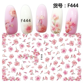 2022 Spring Sakura Nail Sticker Cartoon Daisy Spring Sakura Nail Sticker