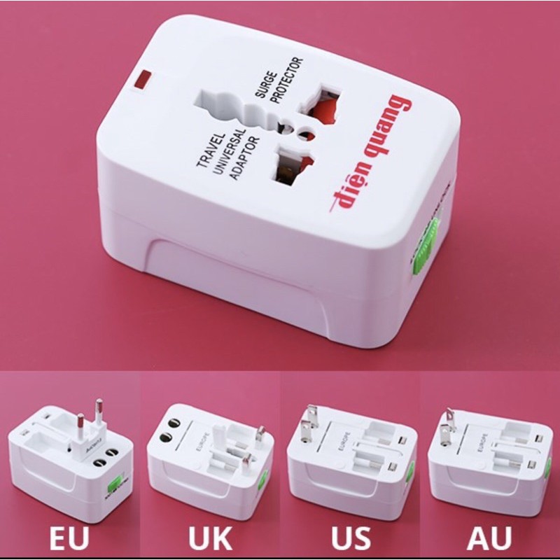 Ổ Cắm Du Lịch Đa Năng ĐIỆN QUANG (Adaptor)