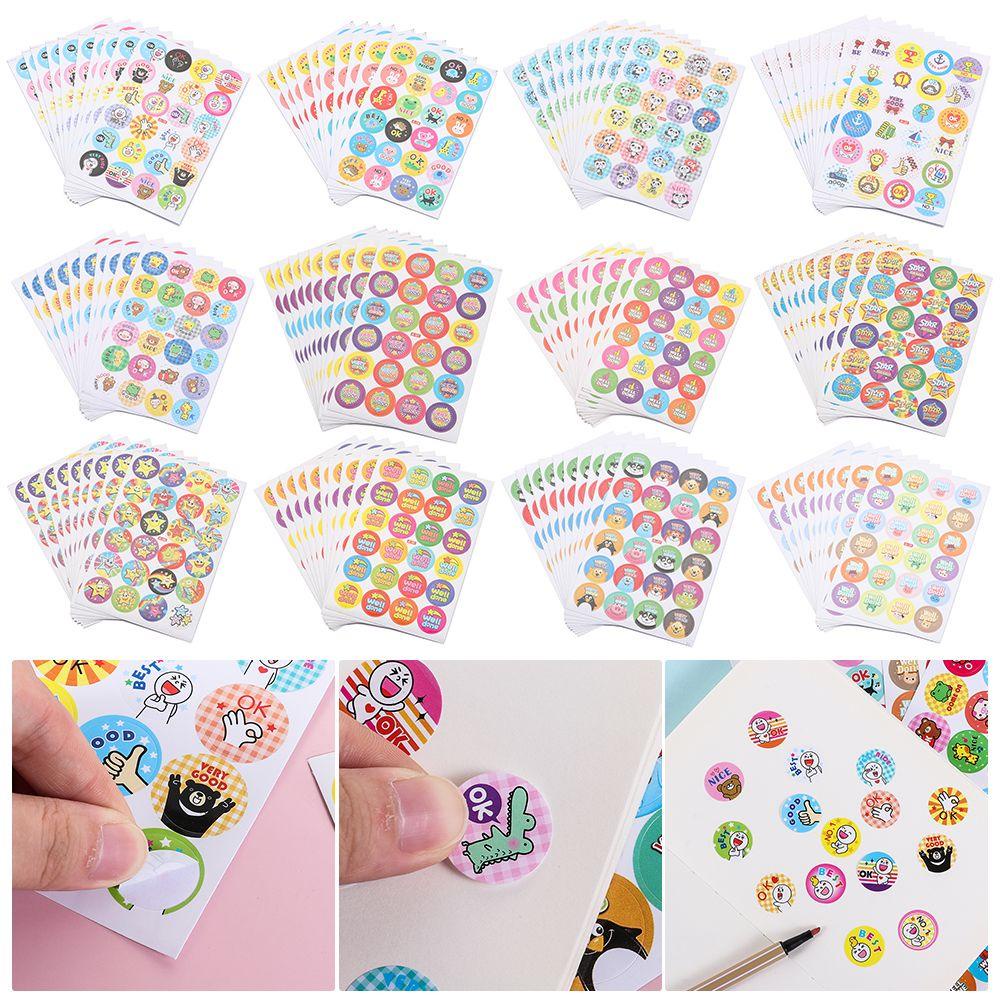 HECCEH Bộ 240 Miếng Dán Khen Thưởng Cho Bé