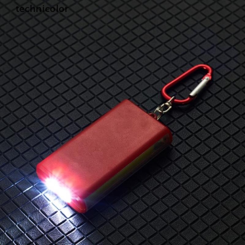 Đèn Pin LED COB Nhiều Màu Có Móc Khóa Di Động Đa Ứng Dụng