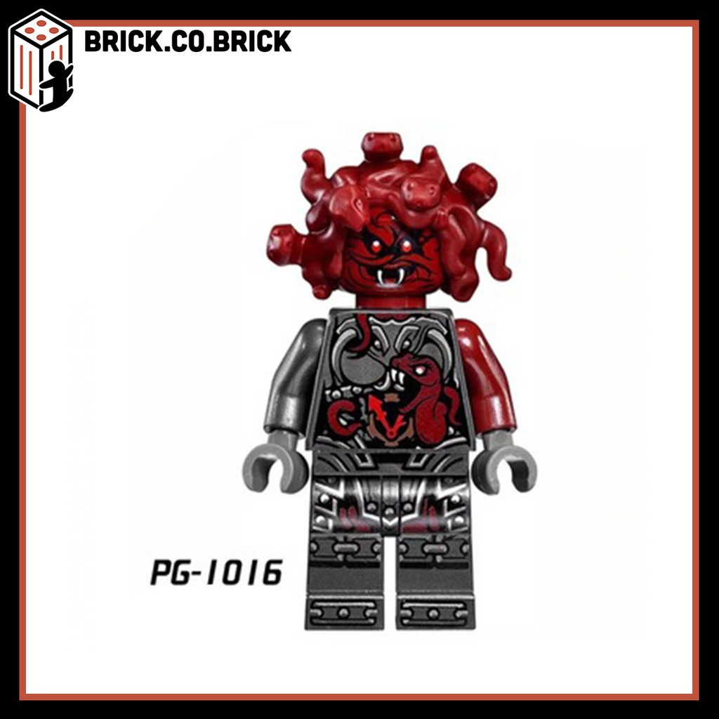 Samurai - Ninjago và quân đoàn Vermillion - Đồ chơi lắp ráp minifigure và non lego nhân vật ninja xà tinh PG8055