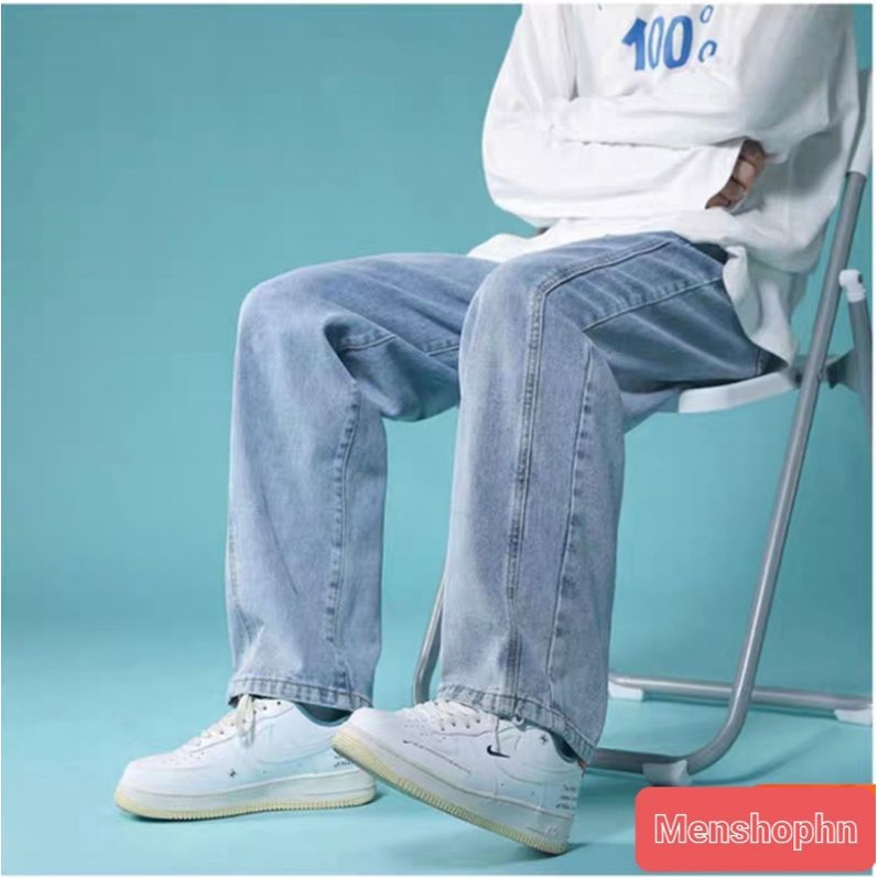 [SIÊU PHẨM] Quần jean Baggy ống suông rộng, Quần bò nam, nữ S01 hottrend hàn quốc 2021 | BigBuy360 - bigbuy360.vn