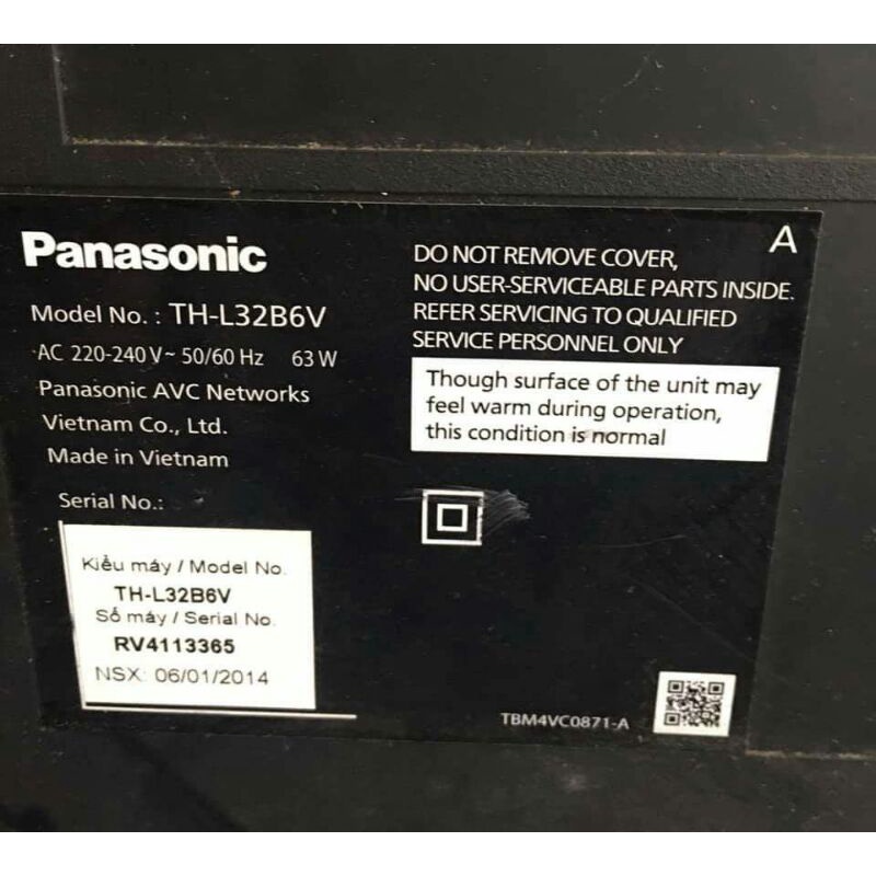 Chân Để TiVi Panasonic TH-L32B6V củ tháo máy còn được cho a,em cầm thay khách hay gắn máy thay nhà bấm đặc hàng...