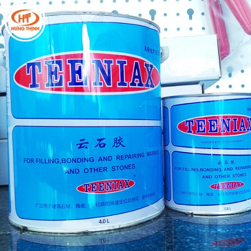Thùng keo Teeniax loại 4 lít- Chuyên dùng gắn đá, dán đá, gạch ốp lát cao cấp- Độ bám dính cực tốt