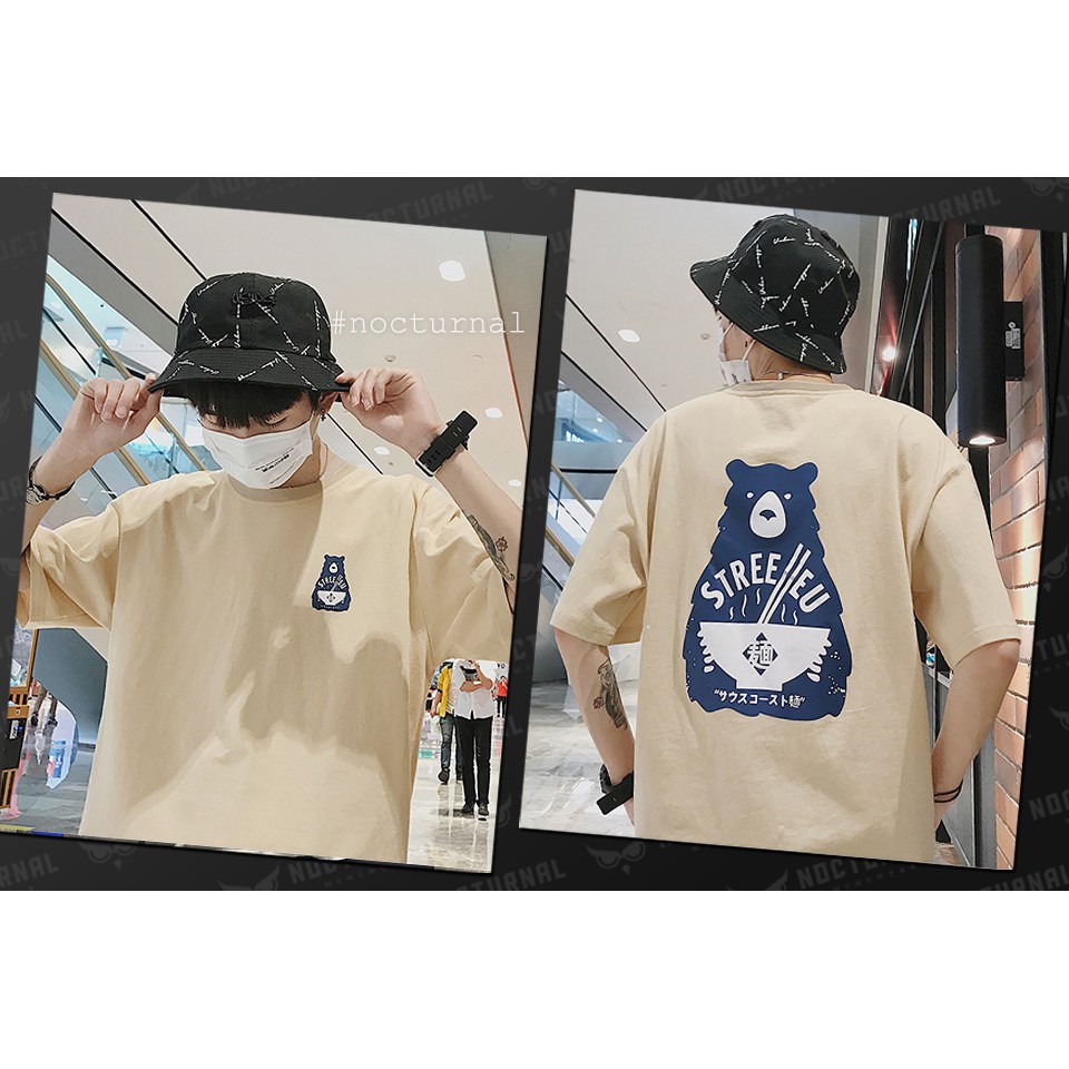 Áo T-Shirt Tay Lỡ Noodle Bear Unisex Nocturnal | BigBuy360 - bigbuy360.vn