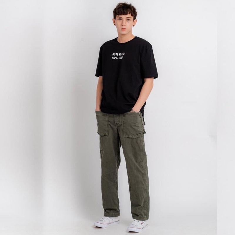 ÁO Thun Gori 50% Rock & 50% Roll - Local Brand - Vintage