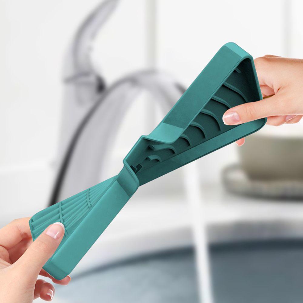 PISTA Khay Đựng Xà Phòng Có Mút Rửa Chén Tiện Dụng