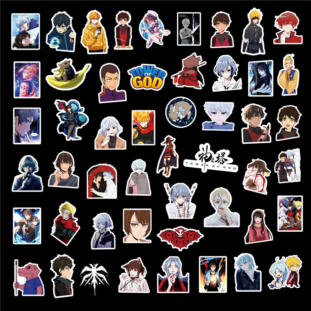 Stickers anime Tower of God hoạt hình 50 miếng