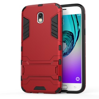 Ốp điện thoại phong cách Iron Man kèm giá đỡ cho Samsung Galaxy J3 J5 J7 pro