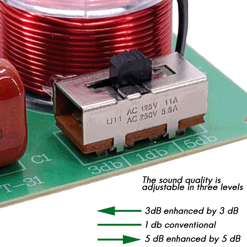 Bộ Chia Tần Số hi-fi Cho Loa 2-16ohm