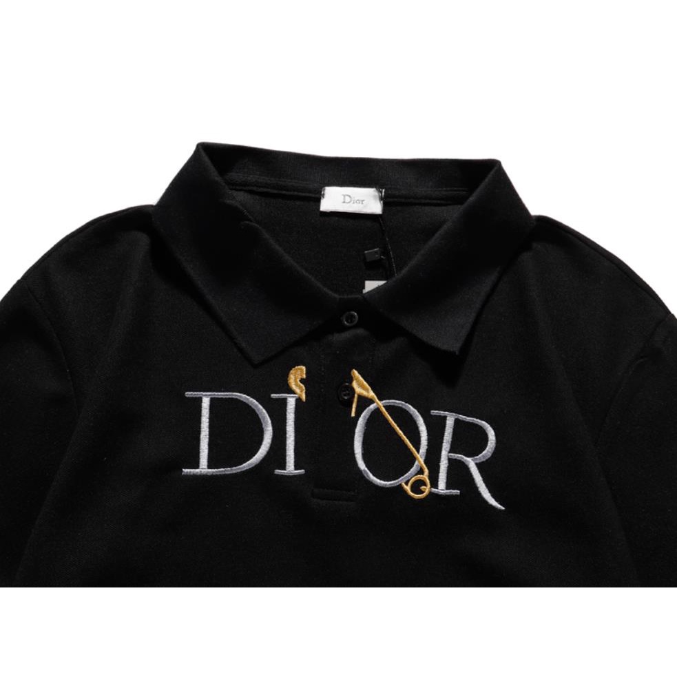 Dior áo polo Tay Ngắn Dáng Rộng Chất Liệu Cotton Cao Cấp In Họa Tiết Thời Trang Công Sở Dành Cho Nam Và Nữ | BigBuy360 - bigbuy360.vn