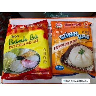Bột bánh bao, bột bánh bò , bột bánh cuốn ,bột năng , bột mì mezan, Vĩnh thuận  400g, bột nếp, bột gạo