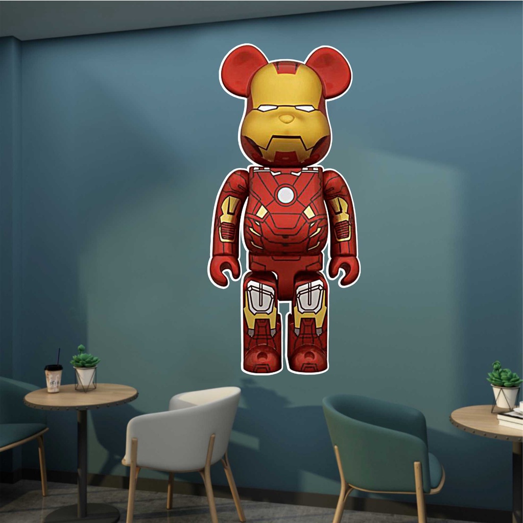 Decal Bearbrick Dán Tường khổ LỚN decor phòng