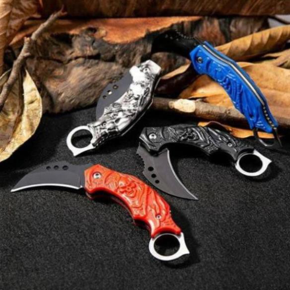 [Nhỏ Gọn] [Giá Mua Ngay] Dao Phượt Karambit Siêu Nhọ Gọn Thích Hộp Đi Phượt - Hàng Gủi Ngay