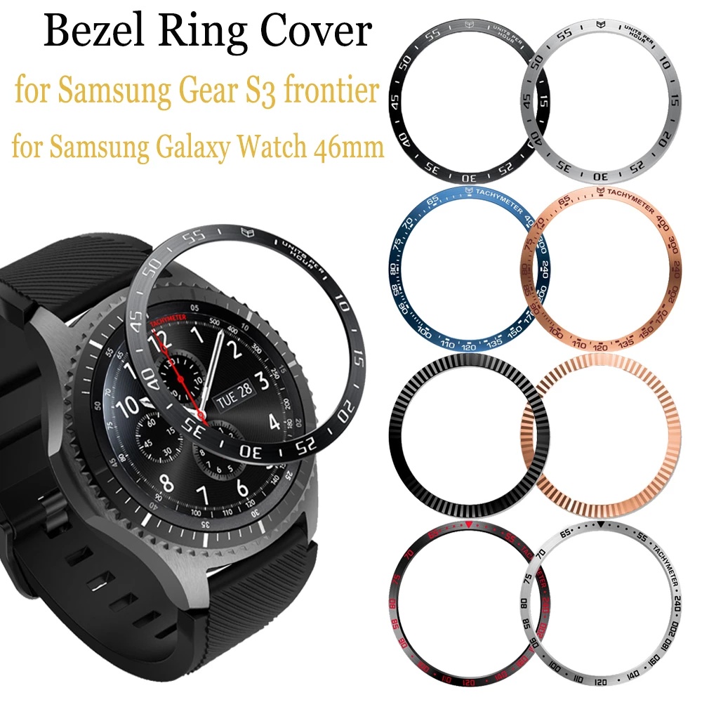 Khung Kim Loại Bảo Vệ Đồng Hồ Samsung Galaxy Watch 4 44mm 40mm Classic 46mm 42mm Sự Bảo Vệ