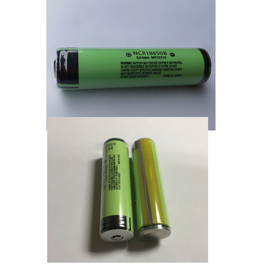 Pin sạc 18650 panasonic 3.7v dung lượng cao 3400mAh có mạch bảo vệ