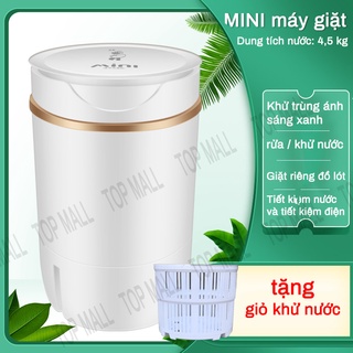 Máy giặt mini bán tự động, 5kg dành cho cá nhân, gia đình nhỏ,Đặc biệt cho đồ lót,máy giặt cho trẻ sơ sinh