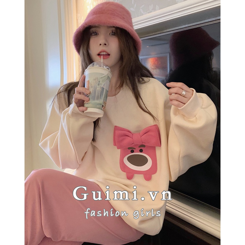 Áo Sweater Cổ Thuyền In Họa Tiết Thời Trang Mùa Đông Cho Nữ