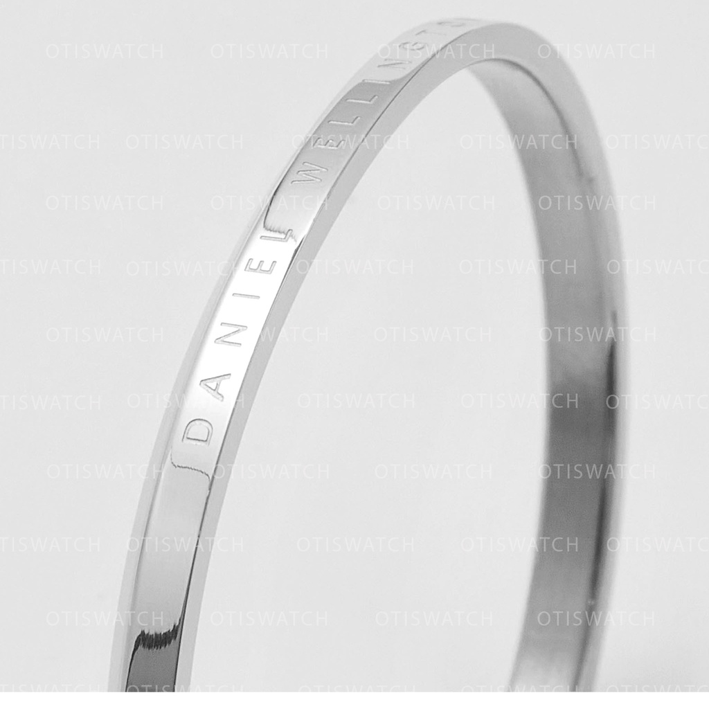 Vòng tay daniel wellington classic cuff v1 silver dw lắc tay khắc tên chính hãng - OtisWatch