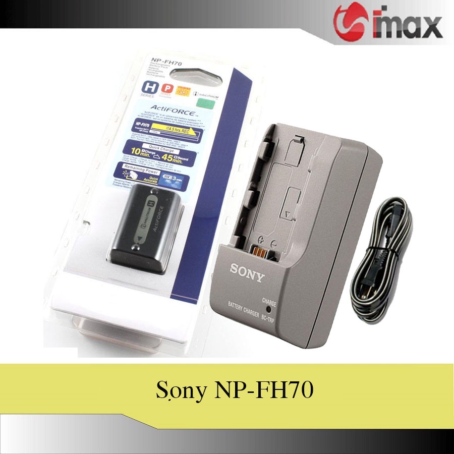 Bộ 01 pin Sony NP-FH70 + 01 sạc Sony BC-TRP - Hàng nhập khẩu