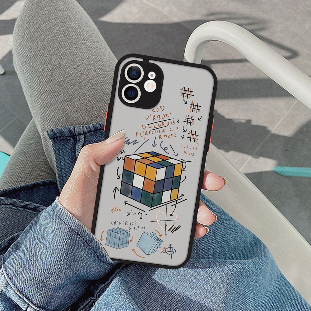Ốp Điện Thoại Hình Rubik Cho Oppo A15 A16 A54 F9 A3S F11 Reno 4 5 Pro Plus 4F Realme C12