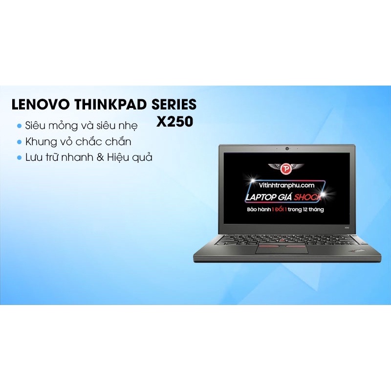 Laptop LNV Thinpad X250 Core I5 - 1,3kg - Likenew 98% - Tặng Balo & Chuột | BigBuy360 - bigbuy360.vn