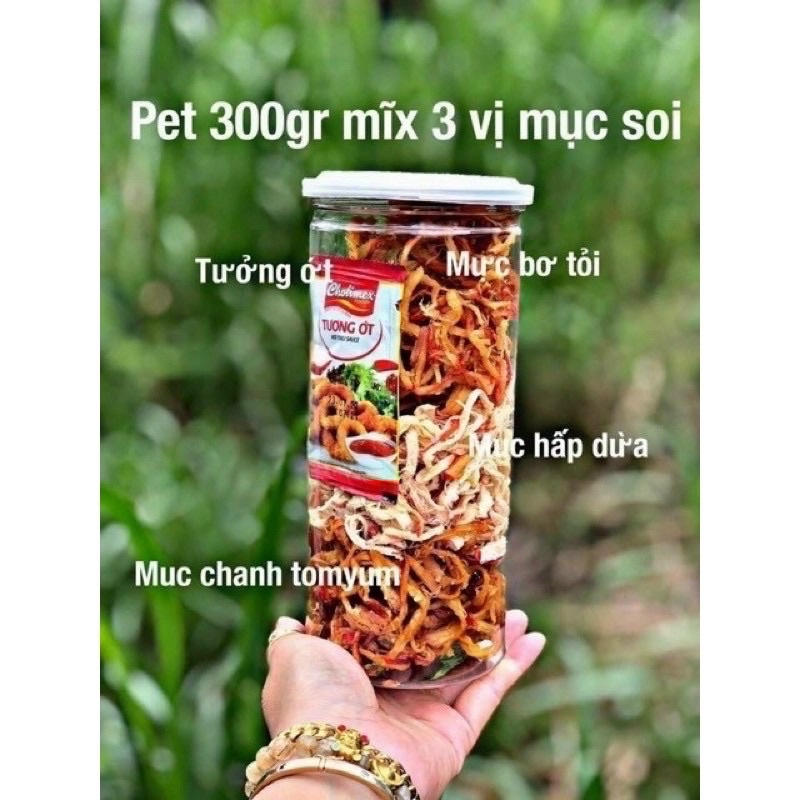 Mực Mix 3 Vị : mực dừa, mực bơ tỏi,mực tomyum 300gr siêu ngon, siêu hấp dẫn,ăn vặt MIN ‘s FOOD | BigBuy360 - bigbuy360.vn