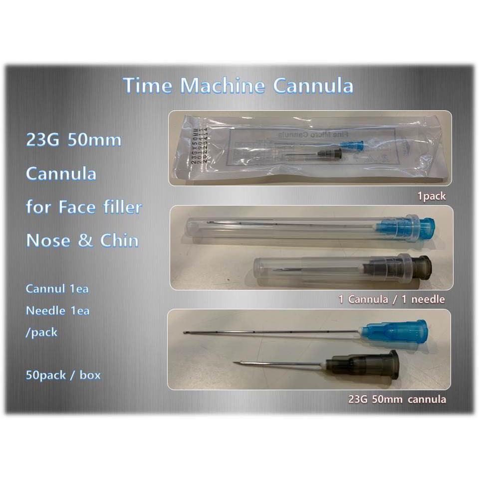 [ Time Machine Lẻ cây ] Kim Time Machine Cannula đầu tù chuyên dùng tiêm Filler [Bán lẻ]