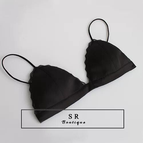 Áo bra satin viền ren chun lưng Thái Lan | BigBuy360 - bigbuy360.vn