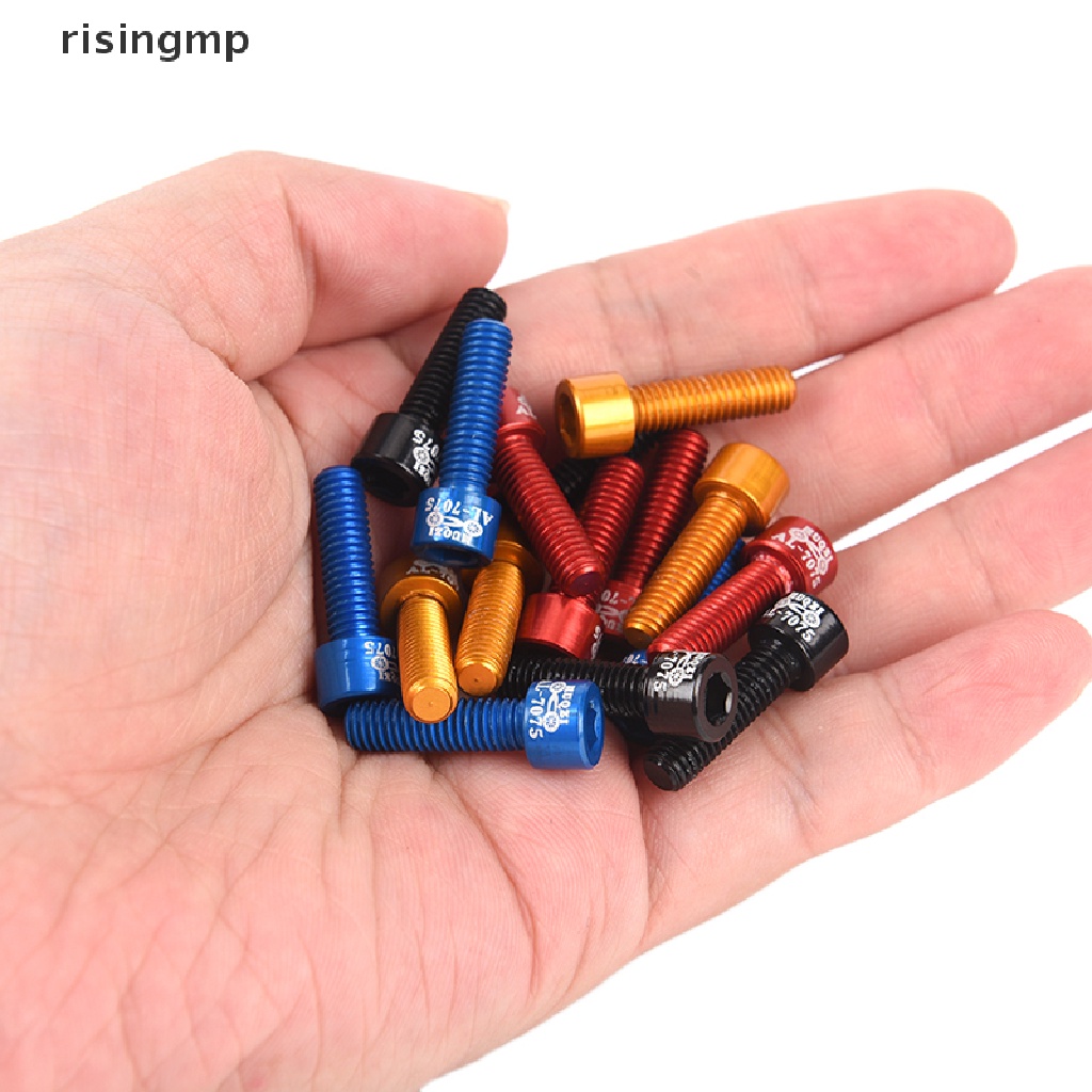 Bộ 4 Ốc Vít Hợp Kim Nhôm M5x17mm Cố Định Tay Lái Xe Đạp ♨Nóng Bỏng