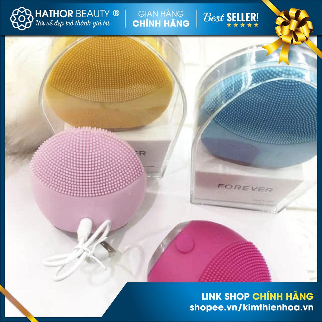 Máy rửa mặt làm sạch sâu và massage chống lão hoá FOREVER LUNA MINI 2 | Hathor Beauty (Kim Thiên Hoa)