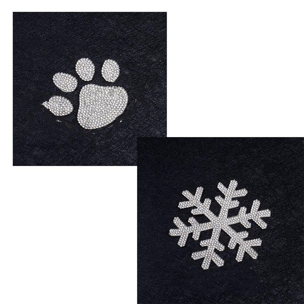 Miếng Dán Trang Trí Toàn Diện Họa Tiết Tắc Kè Sáng Tạo Cho Xe Hơi|Miếng Dán Trang Trí Xe Hơi Họa Tiết Bông Tuyết / Dấu Chân Chó Dễ Thương