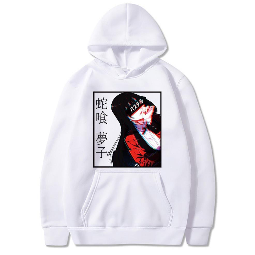 HOT Áo Hoodie tay dài in hình Anime Yumeko Jabami Kakegurui