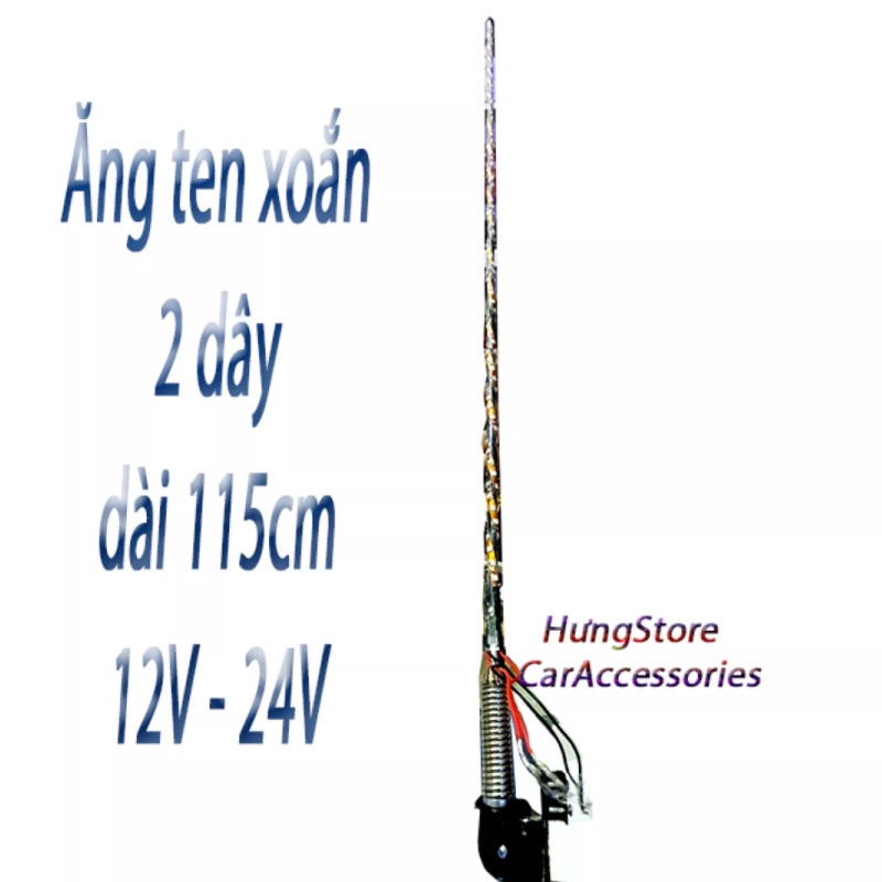 râu răng ten trang trí loại 2 dây nháy đuổi dài 115cm chống nước,dễ lắp đặt 12V-24V | BigBuy360 - bigbuy360.vn