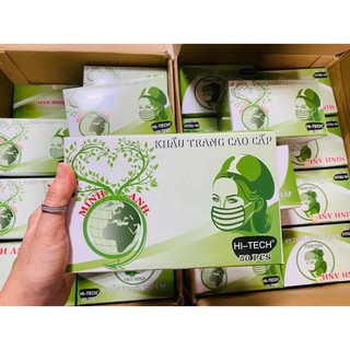 Khẩu Trang Y Tế Kháng Khuẩn Minh Anh 4 Lớp 1 Hộp 50 Cái Màu Xanh