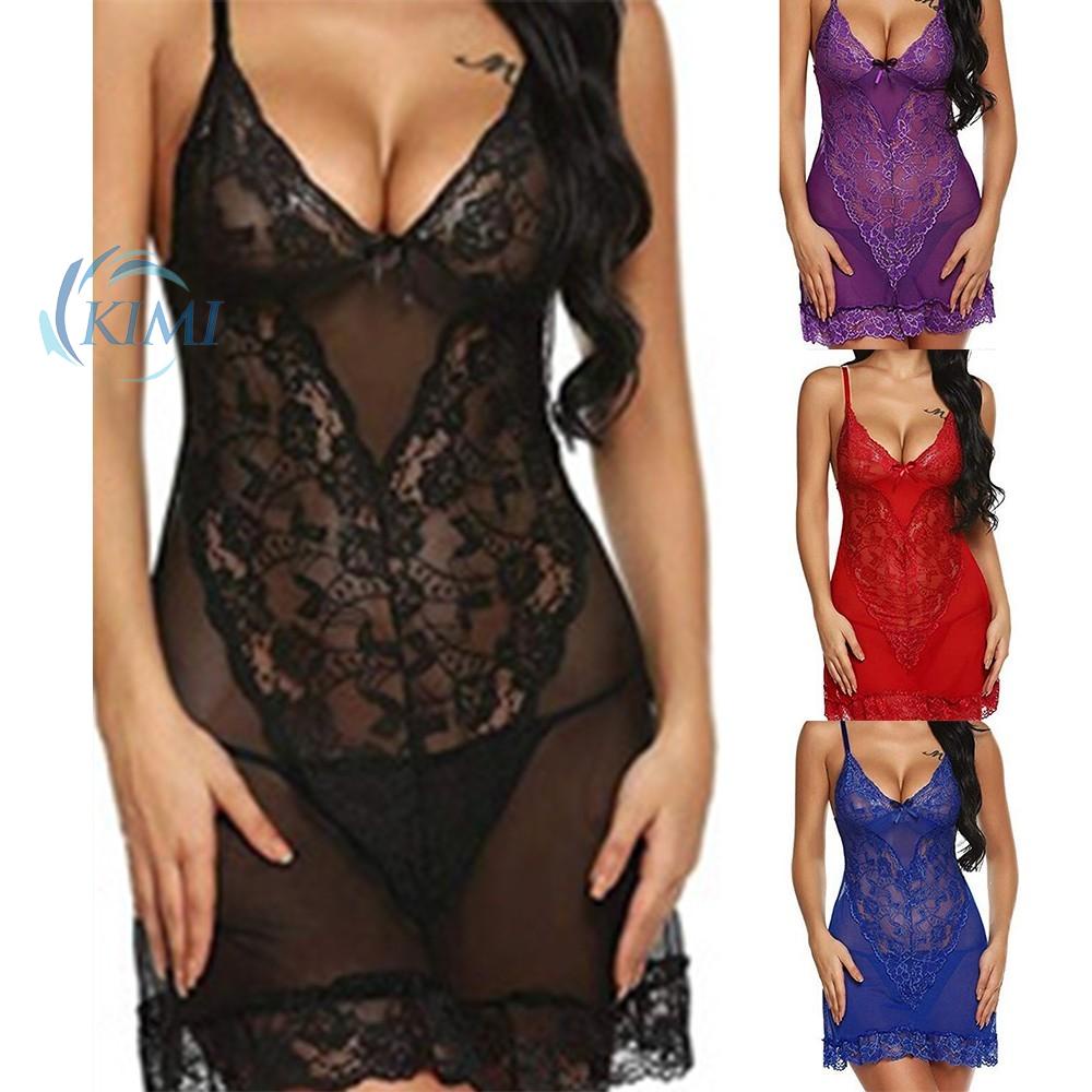 Đầm ngủ phối ren gợi cảm cho nữ
 | BigBuy360 - bigbuy360.vn