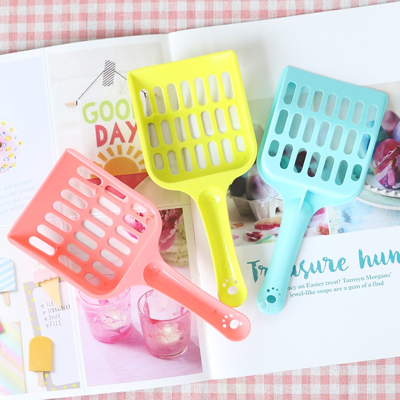 Xẻng xúc dùng dọn rác cho vật nuôi (màu ngẫu nhiên)
