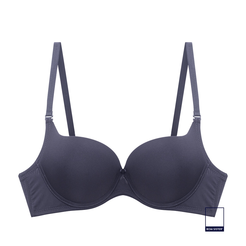 [Mã FARSBRBOM1 giảm 10% đơn 99K] Áo lót mút vừa có gọng thun lạnh màu trơn nâng ngực tự nhiên BOM SISTER MU1005 | BigBuy360 - bigbuy360.vn