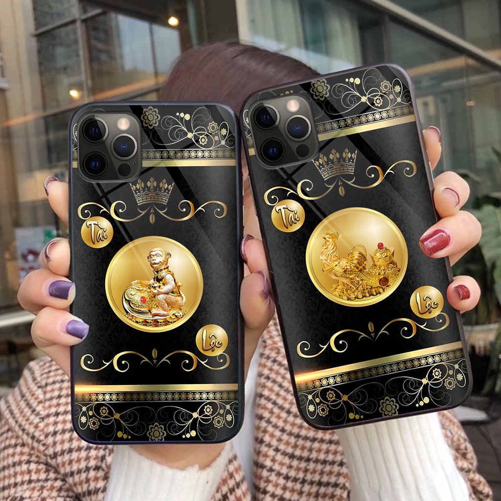 Ốp lưng KÍNH iphone 13 PRO / 13 PRO MAX in hình  3D BỘ SƯU TẬP 12 CON GIÁP TÀI -LỘC-hot trend-mới nhất 2022