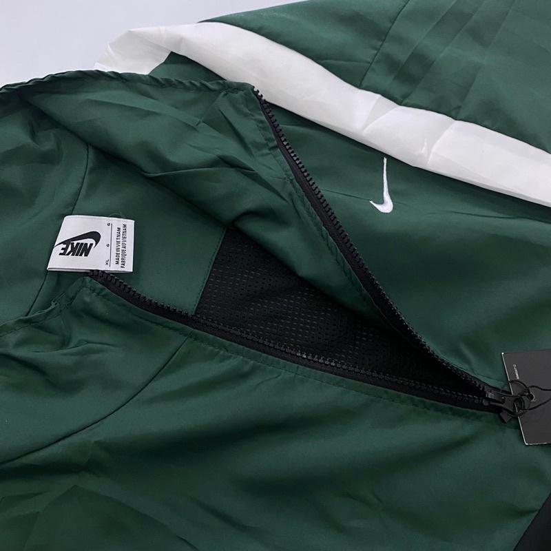 Áo Khoác Dù Jacket Màu Xanh Rêu 2 Lớp - Vải Cao Cấp