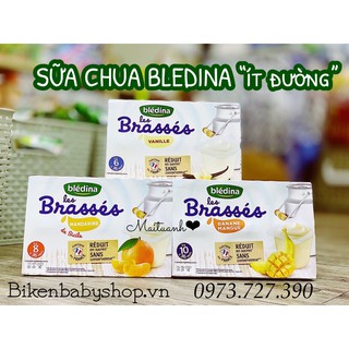 Sữa chua bledina brasses vỉ 6 hũ x 95gr date 9/2021