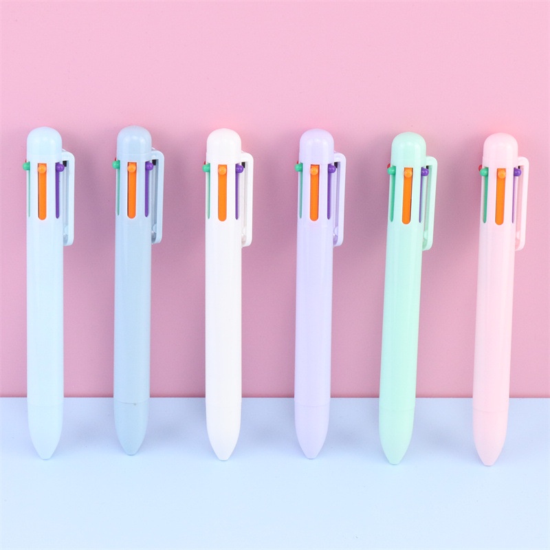 Bút Bi 6 Màu Sắc Ngọt Ngào Xinh Xắn