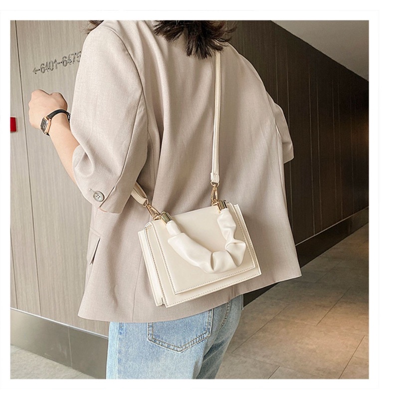 Túi Xách Nữ Túi Đeo Chéo Quai Rúm Siêu Xinh Phong Cách Hàn Quốc