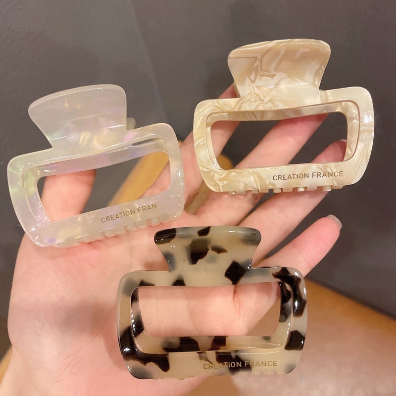 Kẹp Tóc Màu Vàng Đen Thời Trang Dành Cho Nữ