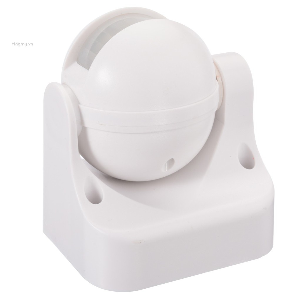 Tingmy 1pc 220V Ngoài Trời 180°Cảm Biến Chuyển Động Hồng Ngoại PIR Cho Đèn LED