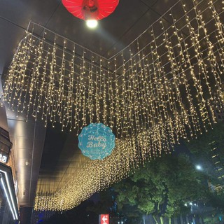 Đèn rèm mành trang trí (4m - 16 sợi)