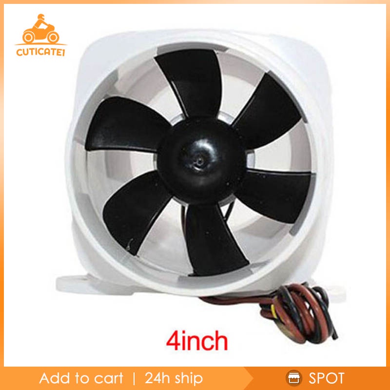 Quạt thông gió điện tử DC 12V 4"270CFM cho tàu thuyền
 | BigBuy360 - bigbuy360.vn