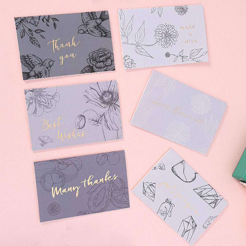 Set 6 Tấm Thiệp Giáng Sinh Kèm Phong Bì
